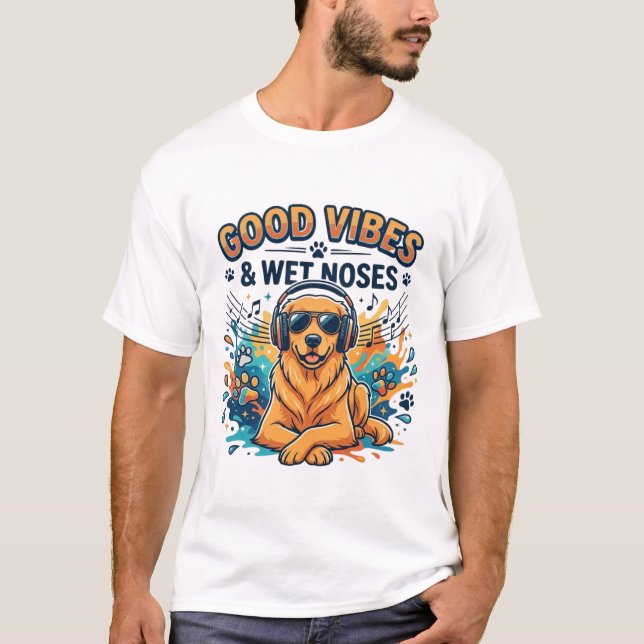 CAMISETA PARA AMANTES DE CÃES (Frente)