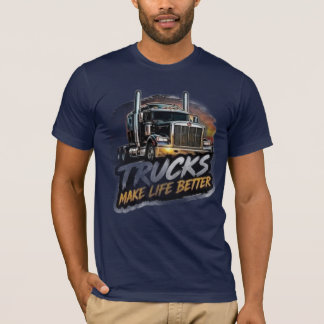 Camiseta para amantes de caminhões