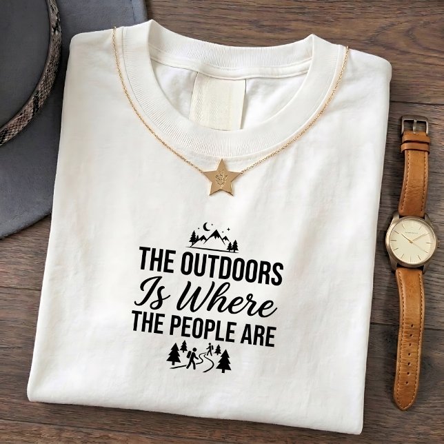 Camiseta para Amantes de Exteriores Introvertidos (Criador carregado)