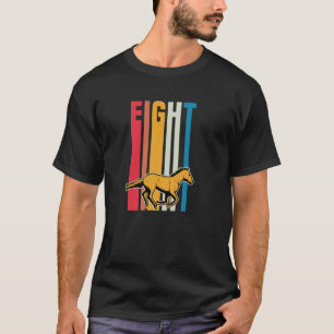 Camiseta Para Aniversário de 8 Anos de Idade Tema de Cavalo