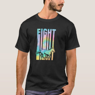 Camiseta Para Aniversário de 8 Anos de Idade Tema de Cavalo
