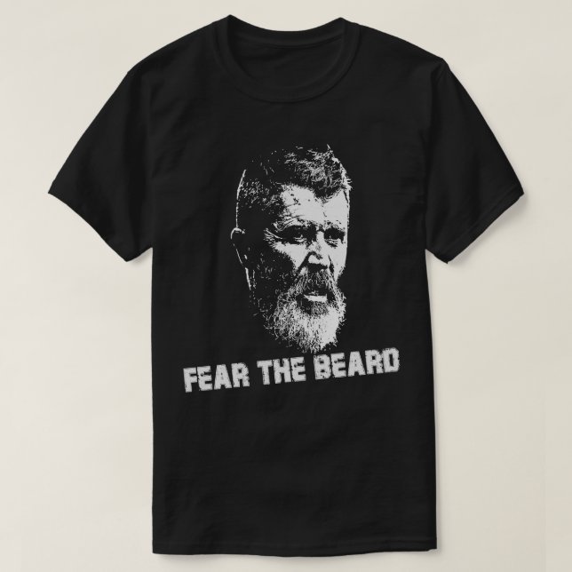 Camiseta Para As Mulheres Temem As Barbas (Frente do Design)