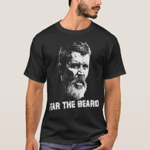 Camiseta Para As Mulheres Temem As Barbas