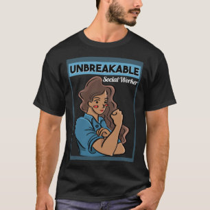 Camiseta Para as trabalhadoras sociais, trabalhadoras socia