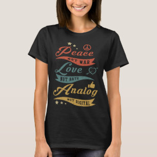 Camiseta Para Audiófilos para Ventiladores de Música e Vini