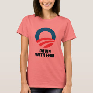 CAMISETA PARA BAIXO COM MEDO