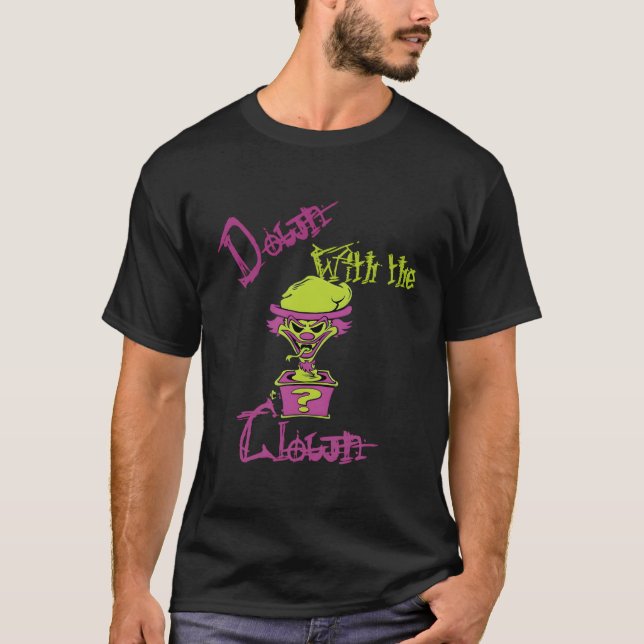 Camiseta Para Baixo Com O Icp Palhaço Para Ele (Frente)