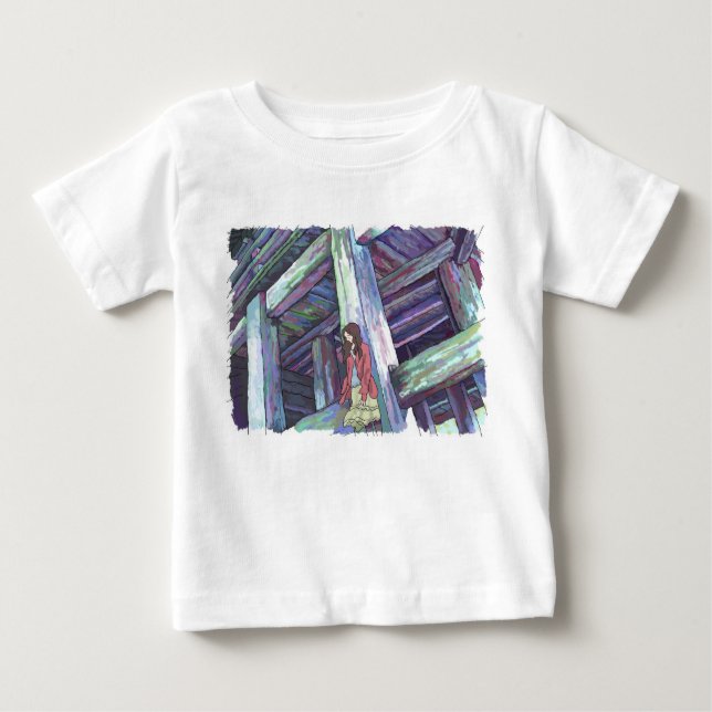 CAMISETA PARA BEBÊ なさむさじ (Frente)