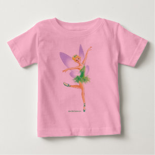 CAMISETA PARA BEBÊ バレエフェアリー