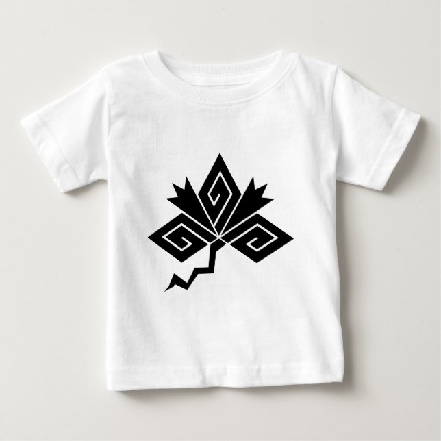 CAMISETA PARA BEBÊ 稲妻鶴 (Frente)
