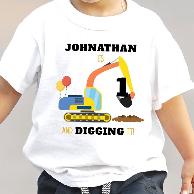 Camiseta Para Bebê 1º Aniversário da Construção (Criador carregado)