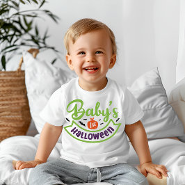 Camiseta Para Bebê 1º halloween do bebê