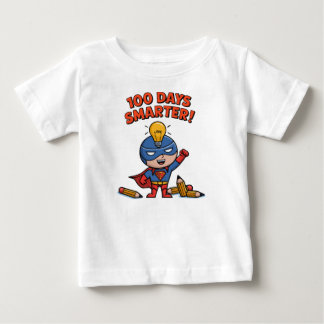 Camiseta Para Bebê 100 dias mais inteligentes