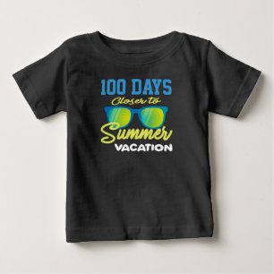Camiseta Para Bebê 100 dias mais próximos do T-Shirt para crianças de