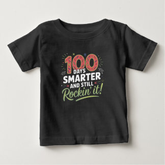 Camiseta Para Bebê 100th day of school shirt