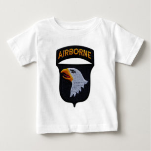 Camiseta Para Bebê 10101 ruas de bordo gritando águias fort Campbell