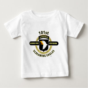 CAMISETA PARA BEBÊ 1011 DIVISÃO AERONÁUTICA DE RUAS "SCREAMING EAGLES