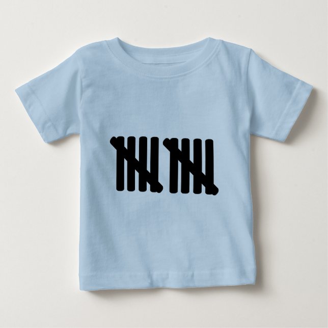 Camiseta Para Bebê 10o aniversário (Frente)