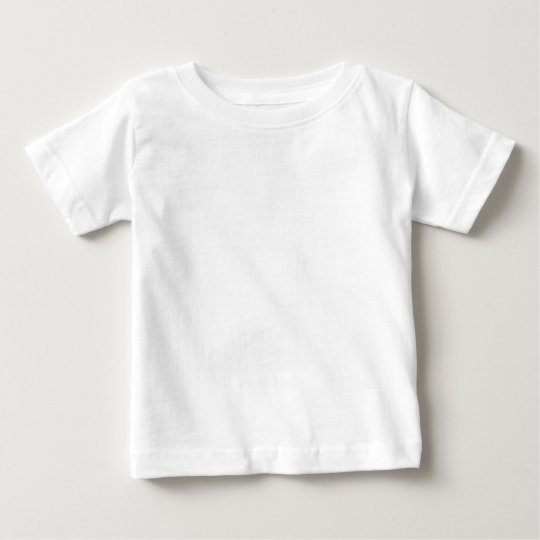 Camiseta Fine Jersey para Bebê, Branco