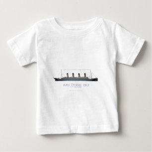 Camiseta Para Bebê 1912 Titanic 1