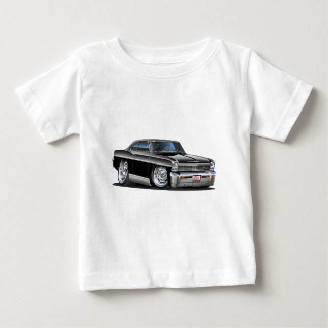 Camiseta Para Bebê 1966-67 Nova Black Car (Frente)