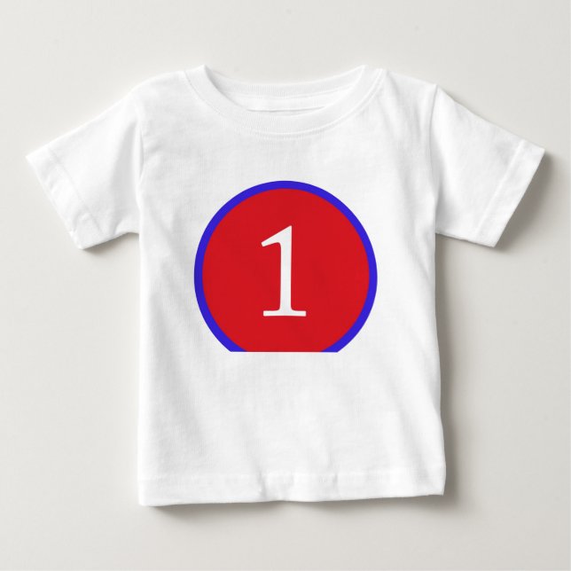 Camiseta Para Bebê 1 ano velho! (Frente)