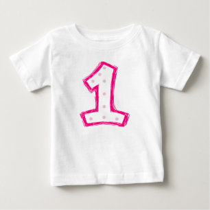 Camiseta Para Bebê 1 Baby T-Shirt