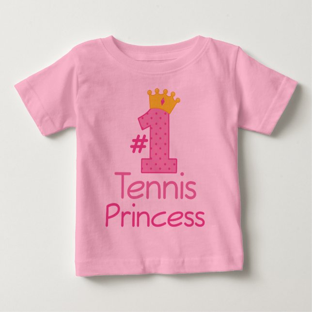 Camiseta Para Bebê #1 Tênis Princesa (Frente)
