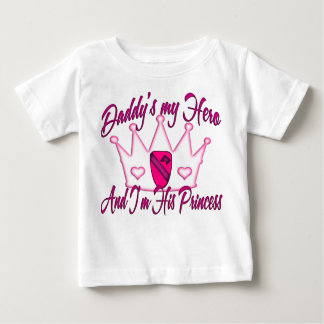 Camiseta Para Bebê 1rua Cav Pai Princesa