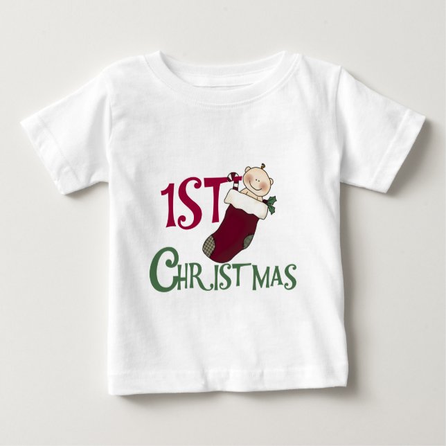 Camiseta Para Bebê 1rua de Natal em estoque (Frente)