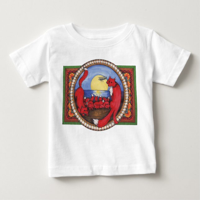 Camiseta Para Bebê 2016 miúdos (Frente)