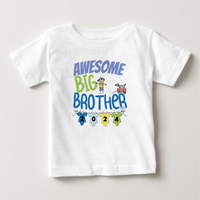 Camiseta Para Bebê 2024 Incrível Big Brother (Frente)