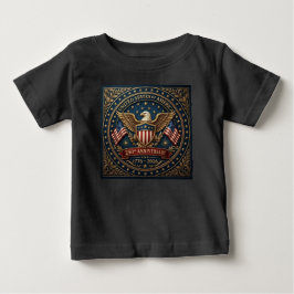 Camiseta Para Bebê 250º da América Versão 3