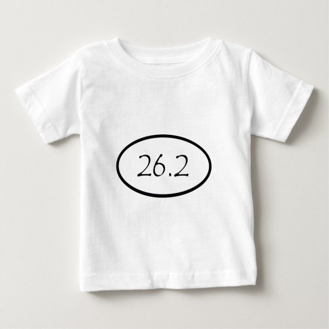 CAMISETA PARA BEBÊ 26.2 (Frente)