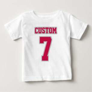 Camiseta Para Bebê 2 Calças de futebol de Tutu e CRIMSON SILVER