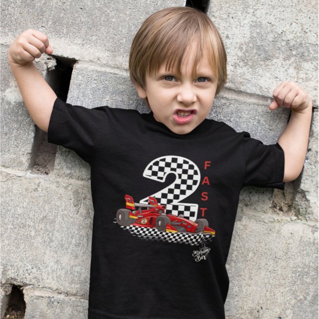 Camiseta Para Bebê 2 fast Second Birthday Super Car  (Criador carregado)