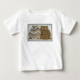 Camiseta Para Bebê 2 Gatos Gordos #1