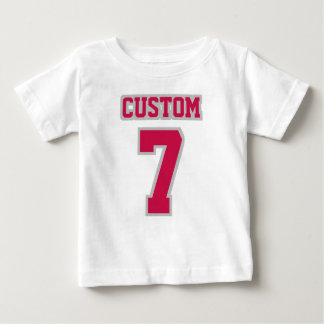 Camiseta Para Bebê 2 Lados BRANCOS CRIMSON SILVER Tutu Futebol Babywe