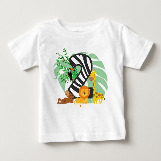 Camiseta Para Bebê 2 years old! Happy Birthday baby! (Frente)