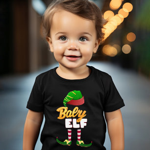 Camiseta Para Bebê 3D Duende Bebê Diversão Família Combinando