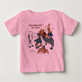 Camiseta Para Bebê 400 anos de @QUIXOTEdotTV de Don Quixote