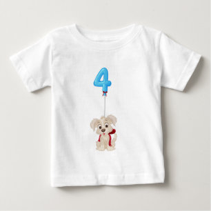 Camiseta Para Bebê 4 anos