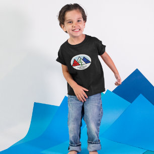 Camiseta Para Bebê 4 de julho Cactus Simplístico Vermelho Branco Azul