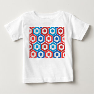 Camiseta Para Bebê 4.o trimestre de 2007, Hexágonos