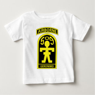 Camiseta Para Bebê 509.º Regimento de Infantaria de Paraquedas (PIR)