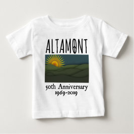 Camiseta Para Bebê 50 anos de Altamont Speedway Free Concert 1969