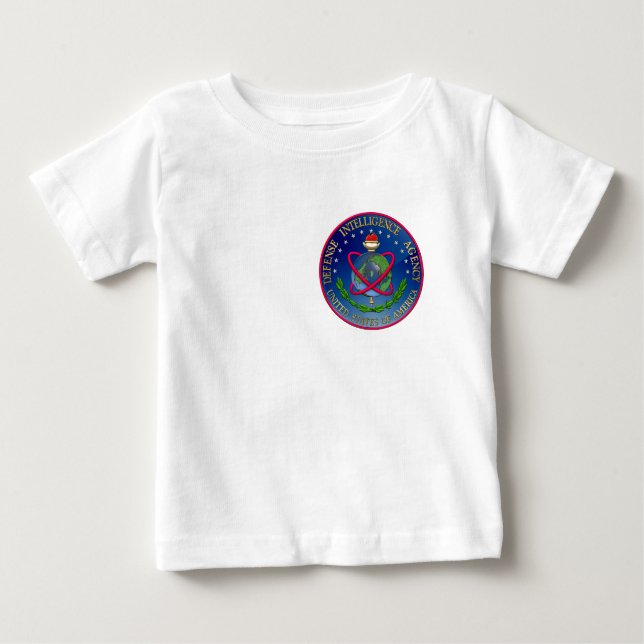 Camiseta Para Bebê [600] Selo da Agência de Informação de Defesa (DIA (Frente)