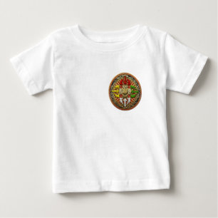 Camiseta Para Bebê [600] Tibetano - Dupla Dorje Mandala