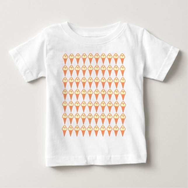 Camiseta Para Bebê 70 Icecreams (Frente)