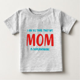 Camiseta Para Bebê 99% Super-Mulher